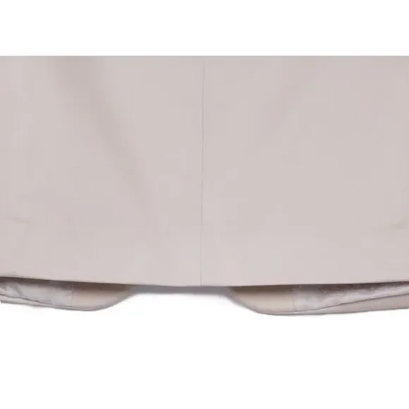 Bar III Mens Slim Fit Suit Jacket Blazer 36R Tan Solid Stretch Cotton Blend NWT - Picture 6 of 7